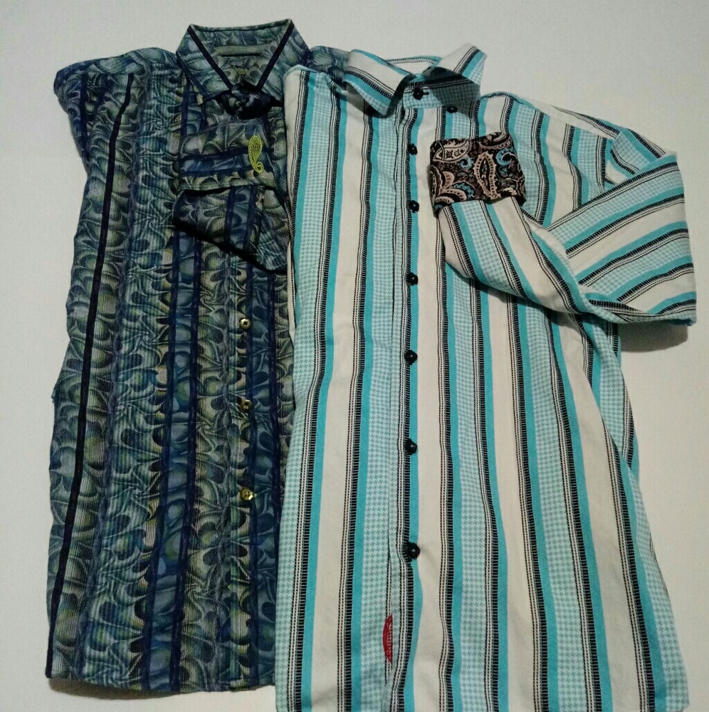 Luciano Visconti 2 Button Up Shirts M